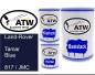 Preview: Land-Rover, Tamar Blue, 817 / JMC: 500ml Lackdose + 500ml Klarlack + 250ml Härter - Set, von ATW Autoteile West.